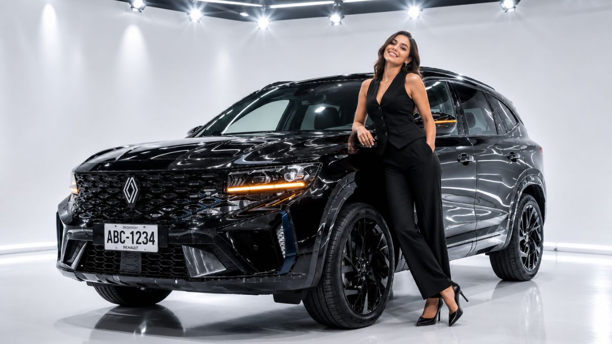 Renault Koleos 2026. Imagen marca, Canva, IA