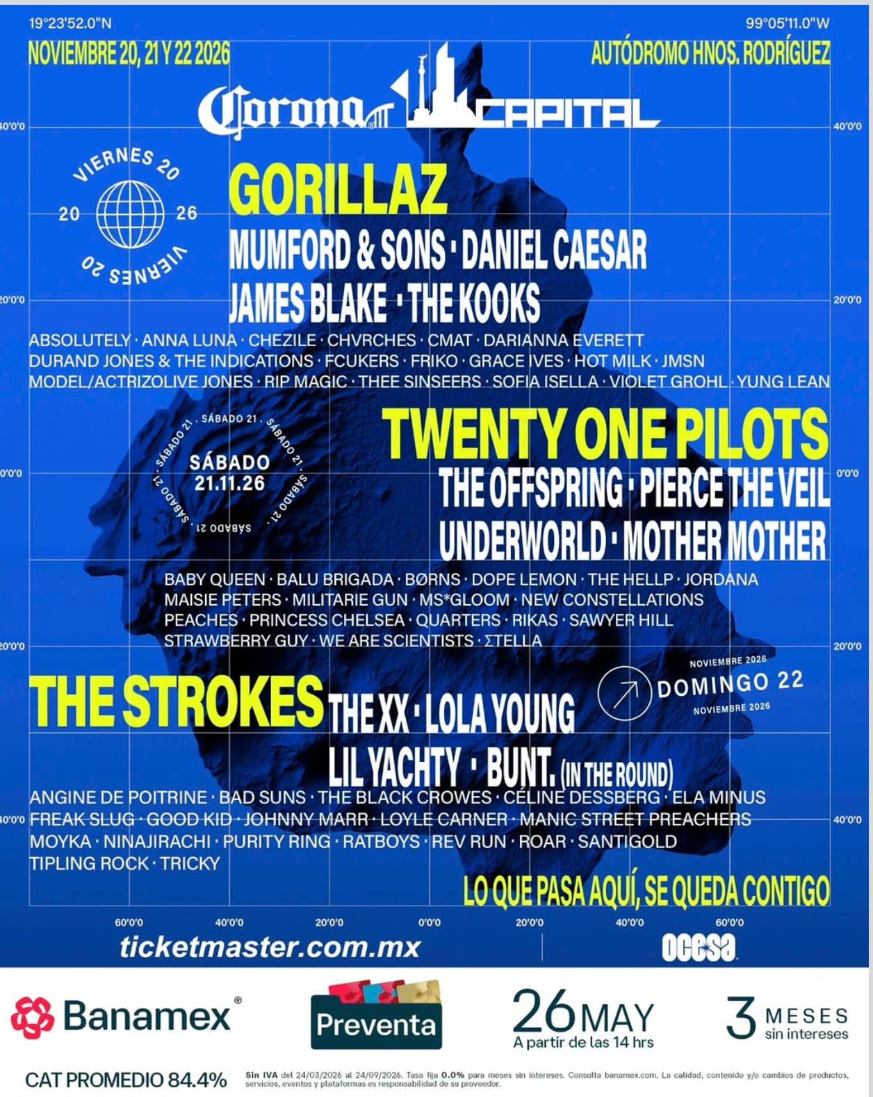 Lineup Corona Capital