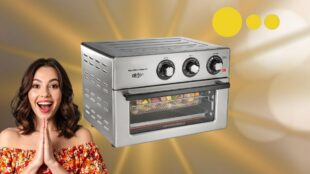 Coppel remata horno Hamilton Beach Air Fry. Imagen Canva, IA, marca