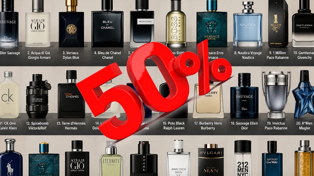 Perfumes al 50% en Coppel. Imagen especial