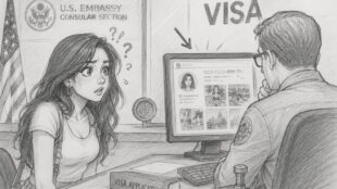 Visa de EE.UU. Imagen especial.