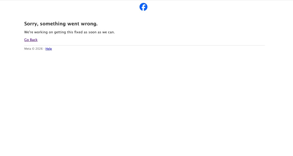 Se cayó Facebook hoy 12 de Junio 2026: esto significa el mensaje "error en la consulta"