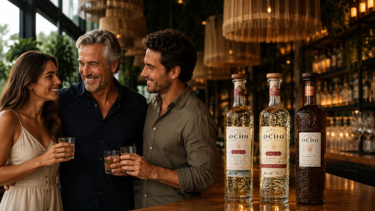 Tequila Ocho Reposado. Imagen especial InformaBTL