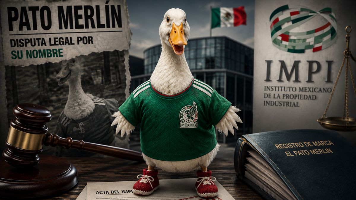 Pato Merlín en disputa. Imagen especial