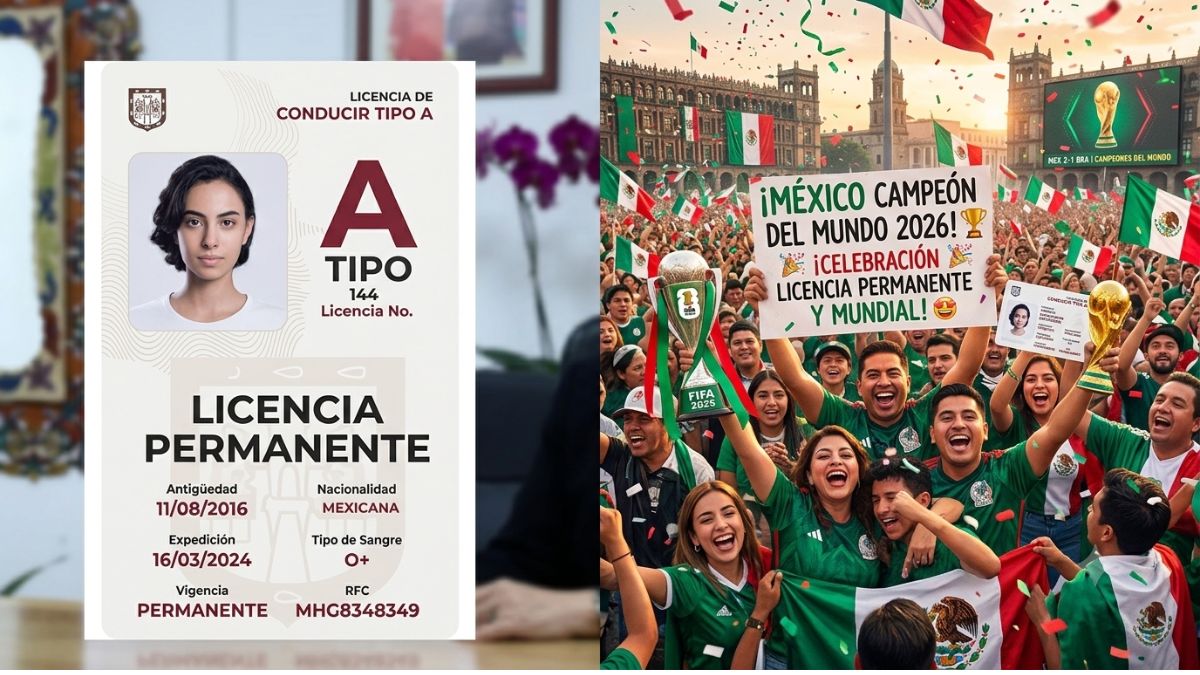Licencia de conducir. Imagen especial