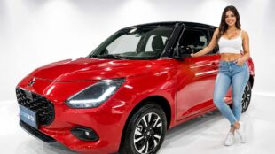 Suzuki Swift BoosterGreen. Imagen marcas, IA, Canva