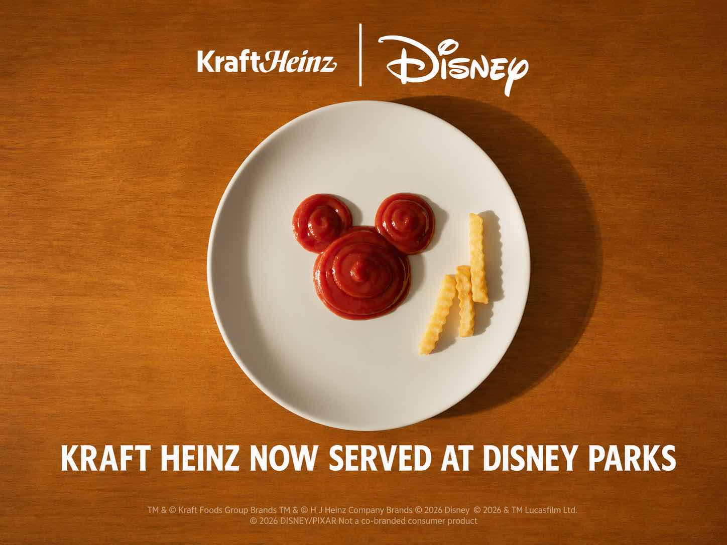 Kraft Heinz y Disney anuncian alianza global. Imagen: Cortesía Kraft Heinz.