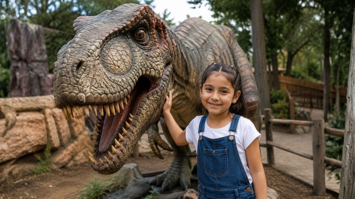 Dinosaurios mecatrónicos en la Marquesa. Imagen especial
