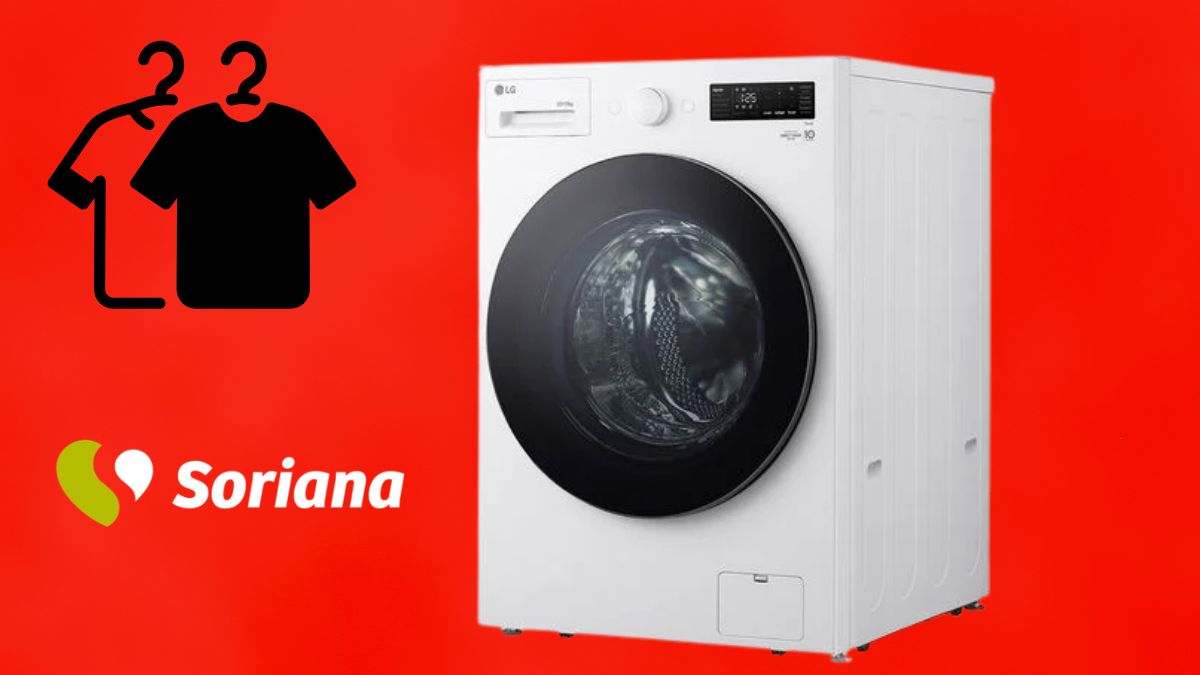Lavasecadora LG. Imagen marca, IA, Canva