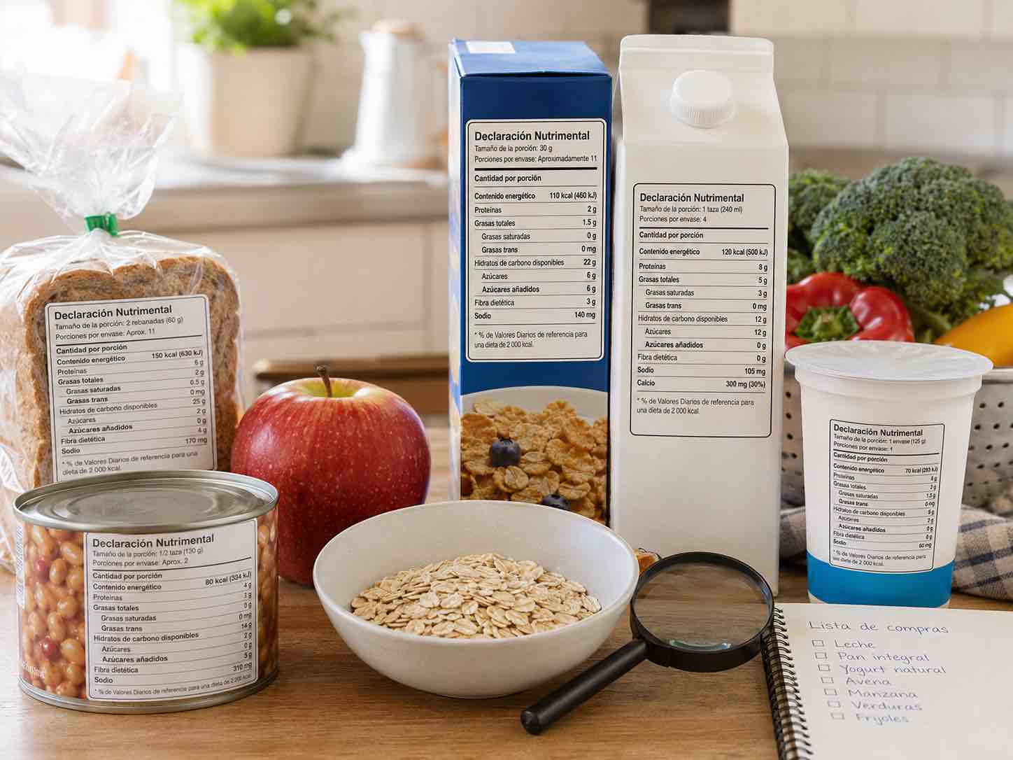 Etiquetas nutricionales. Imagen: CortesĆa NestlĆ© MĆ©xico.