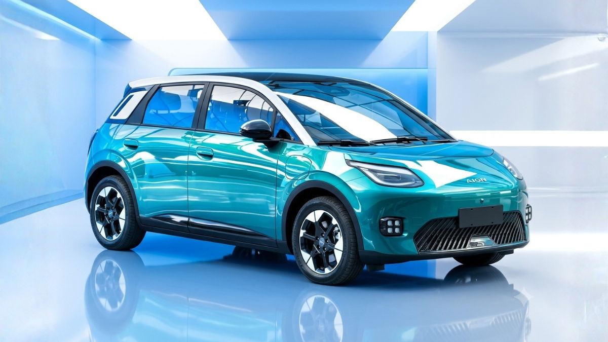GAC AION UT. Imagen marca, IA, Canva